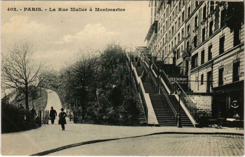 CPA AK PARIS 18e Montmartre. Rue Muller (575601)