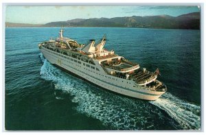 1969 Steamship MS Starward Norwegian 7 Day Cruises Posted Vintage Postcard