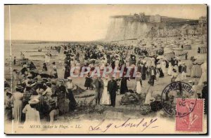 Old Postcard Seas On the Beach