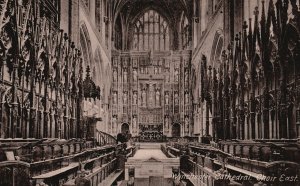 Vintage Postcard Winchester Cathedral Choir East Winchester England