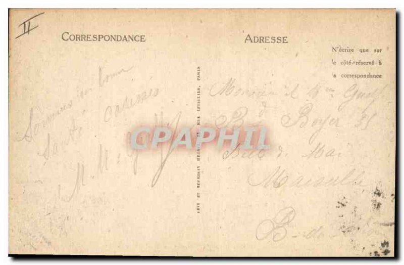 Old Postcard Cauterets General view taken of Raillere Path