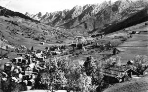 BR18887 La Clusaz vue generale et Chaine des Aravis france