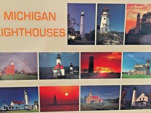 Postcard  Michigan Lighthouses  4 x 6       W1