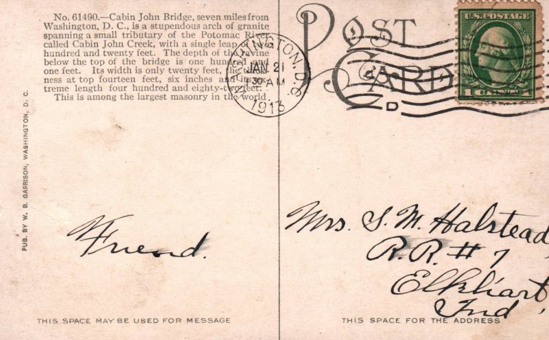 Cabin Jacob Bridge,Washington,DC