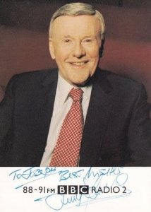 Jimmy Young Radio 2 BBC Hand Signed Cast Card Photo