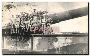 Old Postcard Camp De Mailly Howitzer 400 mm From Army