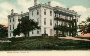 C.1900-10 Marine Hospital, Portland, Me. Vintage Postcard P87