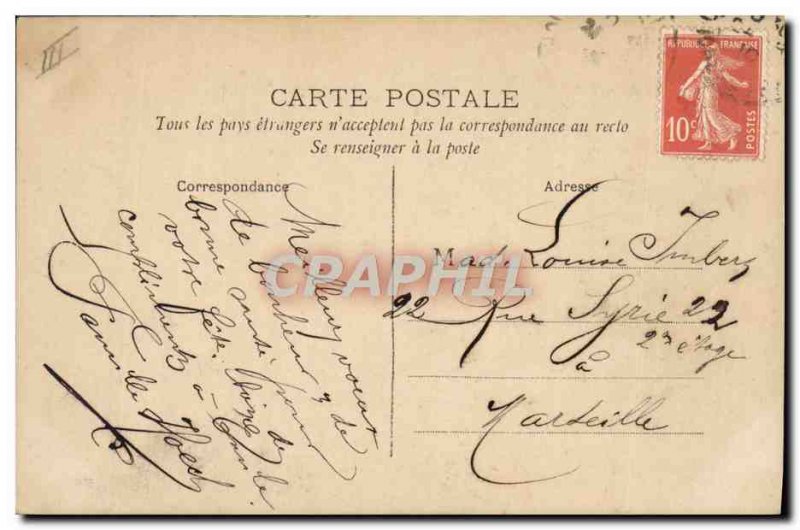 Old Postcard Fancy Louise Surname