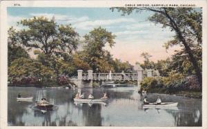 Illinois Chicago Cable Bridge In Garfield Park 1921