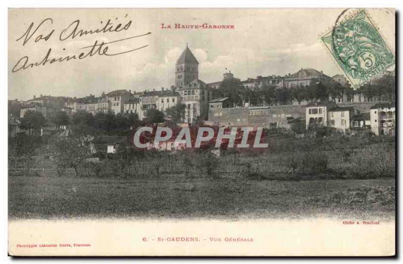 Saint Gaudens Old Postcard General view