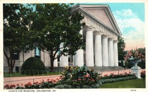 Vintage Postcard The Custis-Lee Mansion Arlington Virginia B. S. Reynolds Pub.