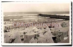 Postcard Old Capbreton The Beach and Pier