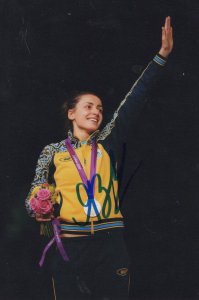 Yana Shemyakina Ukraine Fencing Champion Hand Signed Photo