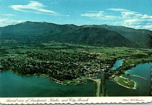 Idaho Sandpoint Aerial View