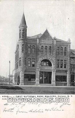 First National Bank Building Oxford, NY, USA 1905 