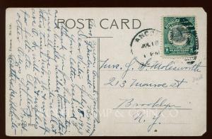 1913 Postcard Ward at Ancon Hopital Canal Zone Panama Canal CZ Stamp B4081