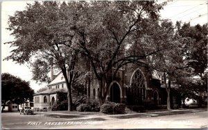 RPPC View of First Presbyterian Church, Neenah WI c1944 Vintage Postcard V62