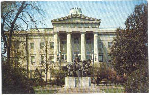 North Carolina State Capital Building, Raleigh, NC, pre-zip code Chrome