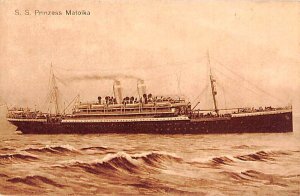 SS Prinzess Matoika Steamer Ship 