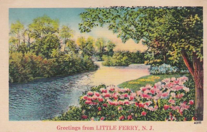 New Jersey Greetings From Little Ferry 1939