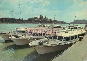 Modern Postcard Budapest Boat hydrobuses