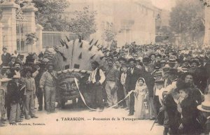 TARASCON PARADE OF TARASQUE.FRANCE POSTCARD (c. 1910)