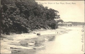 Onset Massachusetts MA East River Shore c1910 Vintage Postcard