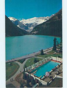 Unused Pre-1980 SWIMMING POOL AT HOTEL Lake Louise Alberta AB B1098