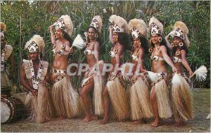 Modern Postcard Tahitian dancers of Tahiti Nui