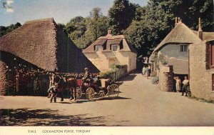 UK England Torquay Devon Cockington Forge carriage