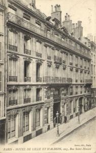 CPA AK Paris 1er - Hotel de Lille et D'Albion - 223, Rue Saint-Honoré (141569)