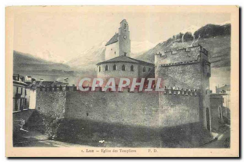 CPA Luz Eglise des Templiers 