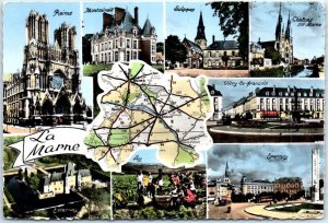 Postcard - La Marne - France