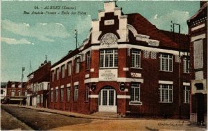 CPA ALBERT - Rue Anatole-France - École des Filles (515100)