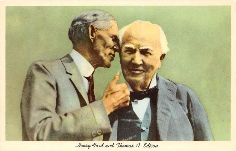 Henry Ford and Thomas A. Edison