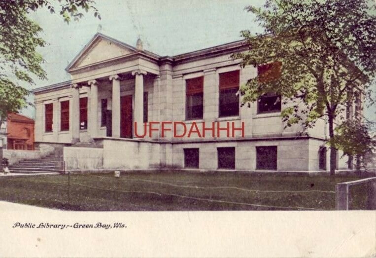 1907 PUBLIC LIBRARY, GREEN BAY, WI