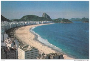 Aerial View, Beach, RIO DE JANEIRO, Brazil, 50-70's