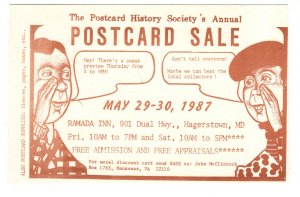 Postcard History Society Annual Sale 1987, Hagerstown, Maryland, Deltiology