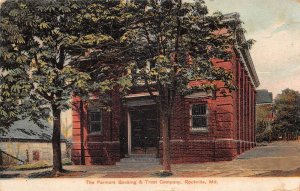 Rockville Maryland Farmers Banking and Trust Co Vintage Postcard AA79731