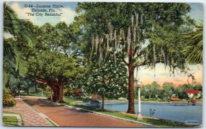 Postcard - Lucerne Circle, The City Beautiful - Orlando, Florida