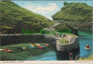 Cornwall Postcard - Boscastle Harbour  RR14884