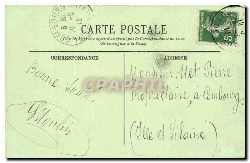 Royat Old Postcard Old church