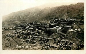 Postcard RPPC 1920s Arizona Jerome Aerial View AZ24-1778