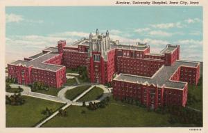 Iowa Iowa City Aerial View University Hospital Curteich