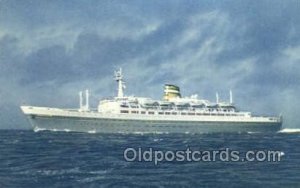 SS Statendam Holland - America Line, Steamer, Steam Boat, Ship 1962 postal us...