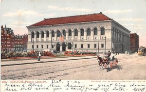 Public Library in Boston, Massachusetts