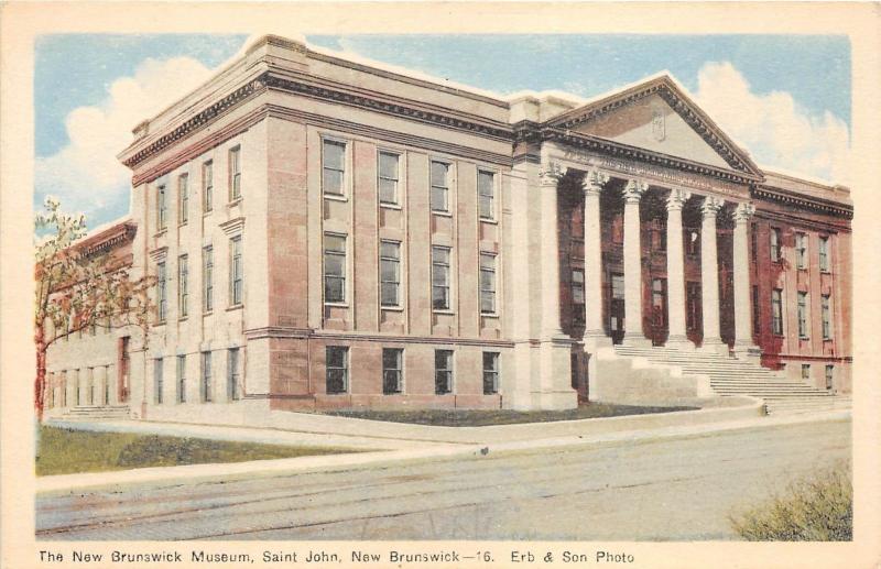 B4886 The New Brunswick Museum Saint John  front/back scan