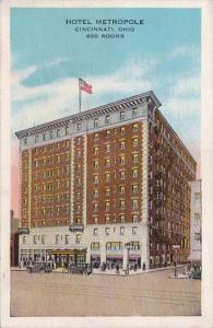 Ohio Cincinnati Hotel Metropole 1937