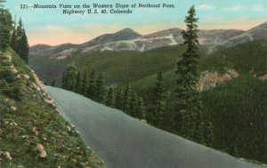 10124 Western Slope of Berthoud Pass, Highway U.S. 40, Colorado