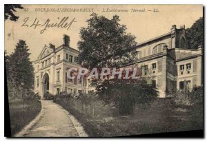 Postcard Old Bourbon L'Archambault The Etablissement Thermal